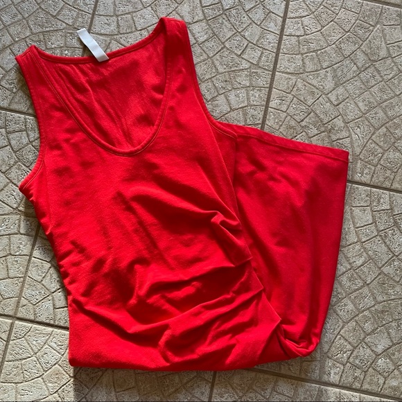 Athleta Red ruched dress XXS (almost new) - Picture 2 of 4